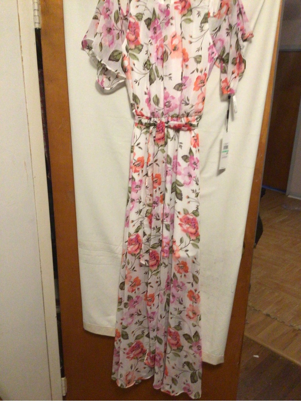 Calvin Klein floral ,boho ,whimsical,modest midi dress SZ 8 NWT - Picture 3 of 14